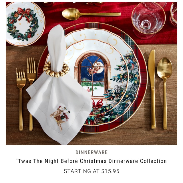 Dinnerware Noel Dinnerware Starting at $14.95