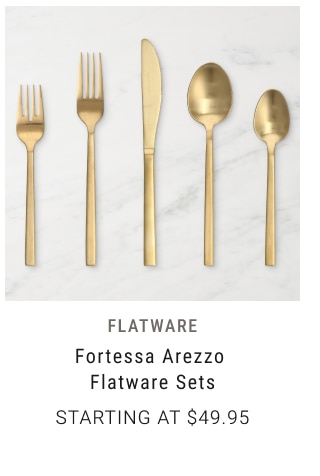 Flatware Fortessa Arezzo Flatware Sets Starting at $49.95