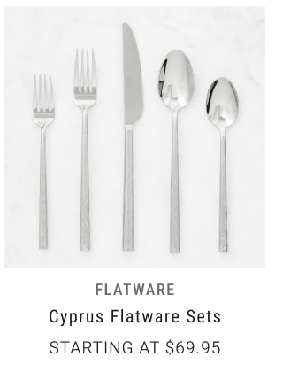 Flatware Cyprus Flatware Sets Starting at $69.95