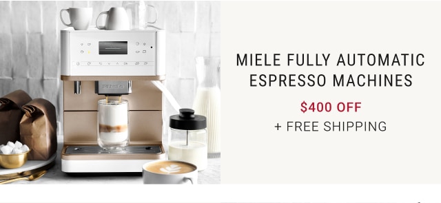 Miele Fully Automatic Espresso Machines - $400 Off + Free Shipping