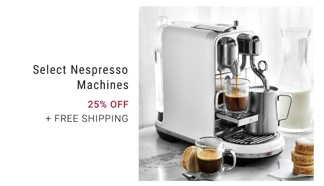 Select Nespresso Machines 25% off + free shipping