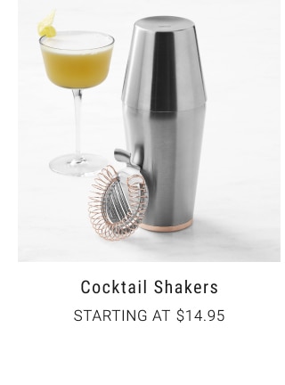 Cocktail Shakers - Starting at $14.95