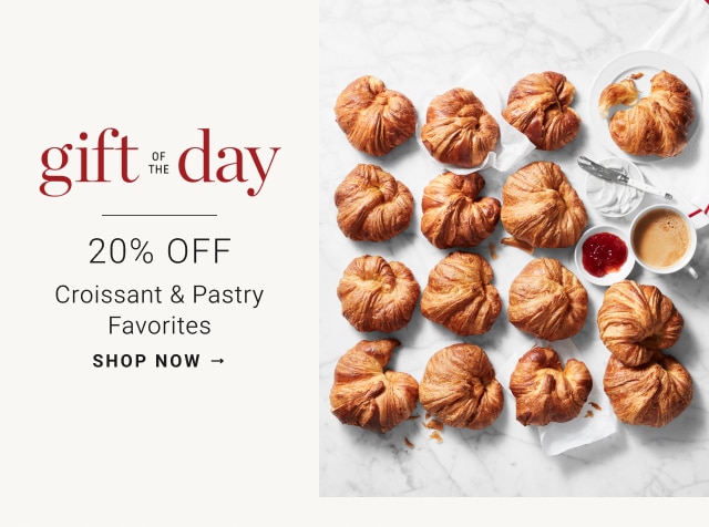 20% Off - Croissant & Pastry Favorites + Free Shipping - shop now