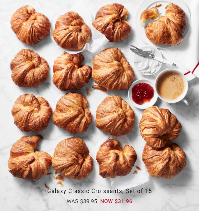 Galaxy Classic Croissants, Set of 15 NOW $31.96