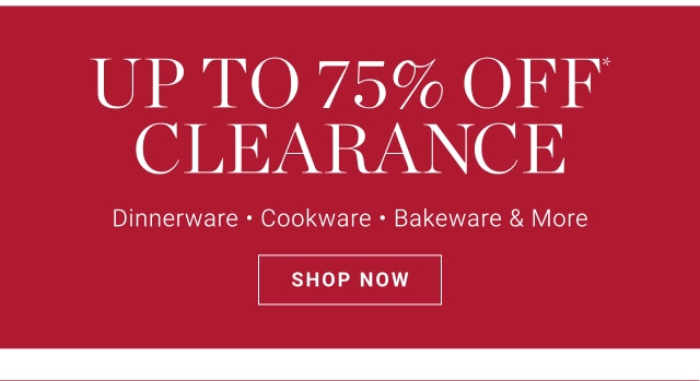 Up to 75% off clearance - Shop now