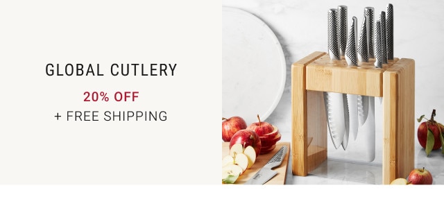 Global Cutlery. 20% Off. + Free Shipping.