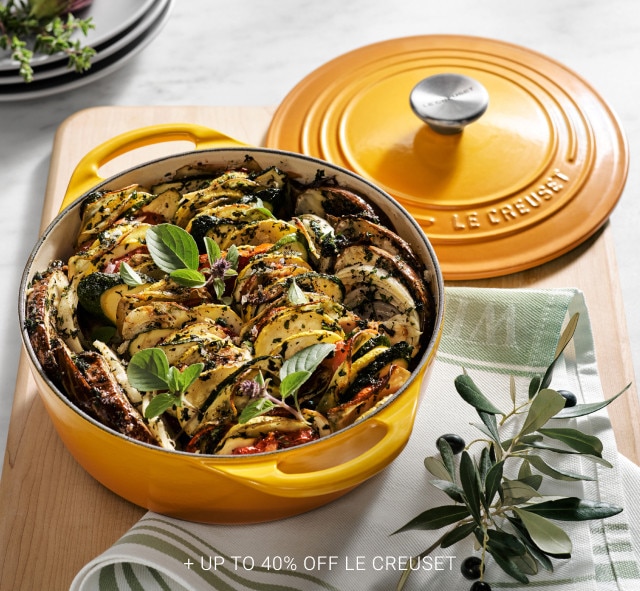 + Up to 40% Off Le Creuset