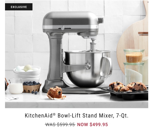 KitchenAid® Bowl-Lift Stand Mixer, 7-Qt. - NOW $499.95