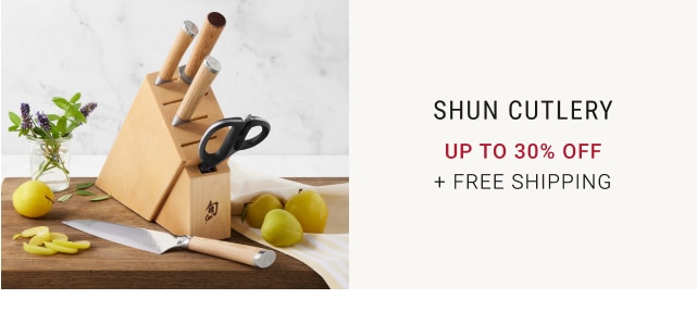 Shun cutlery - up to 30% off + Free Shipping