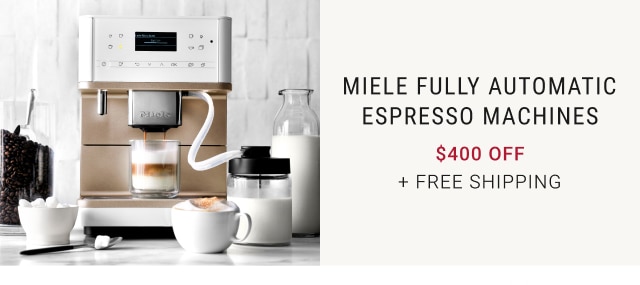 Miele Fully Automatic Espresso Machines - $400 off + Free Shipping