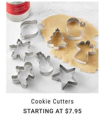 Cookie Cutters Starting at $7.95