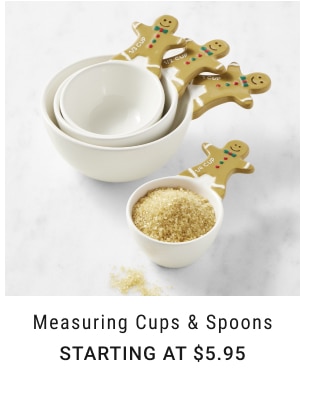 Cookie Mixes Measuring Cups & Spoons starting at $5.95