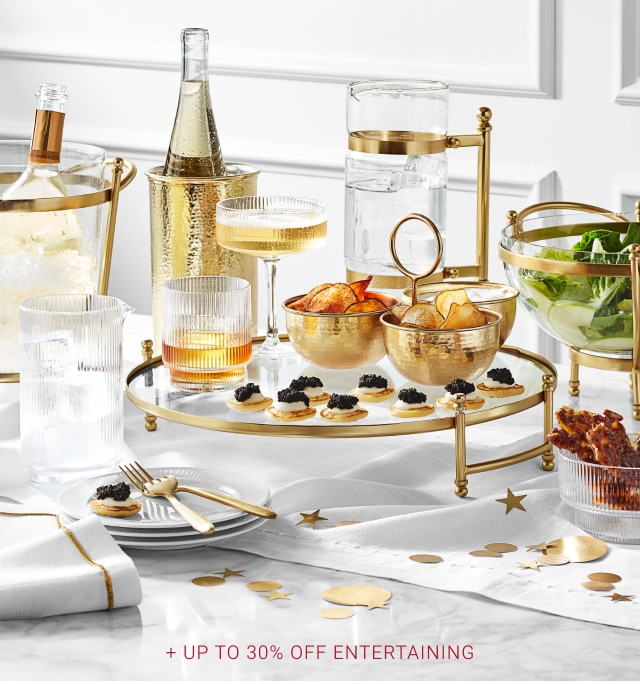 + Up to 30% off entertaining