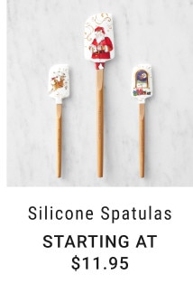 Silicone Spatulas. Starting at $11.95.