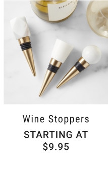 Wine Stoppers. Starting at $9.95.