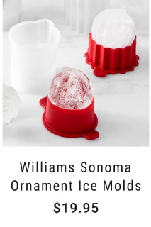 Williams Sonoma Ornament Ice Molds. $19.95.