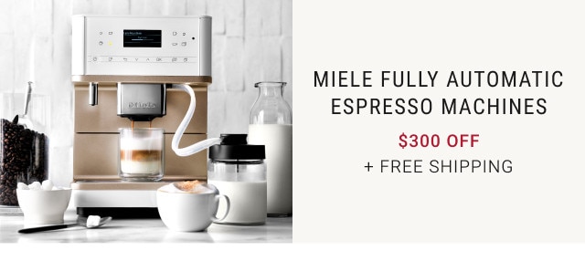 Miele Fully Automatic Espresso Machines. $300 off. + Free Shipping.