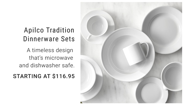 Apilco Tradition dinnerware Sets Starting at $116.95