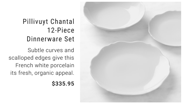 Pillivuyt Chantal 12-Piece Dinnerware Set $335.95