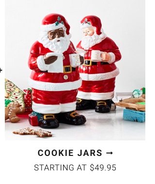 cookie jars - Starting at $49.95