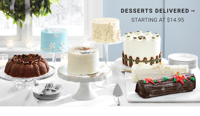 Desserts Delivered Desserts Delivered - starting at $14.95