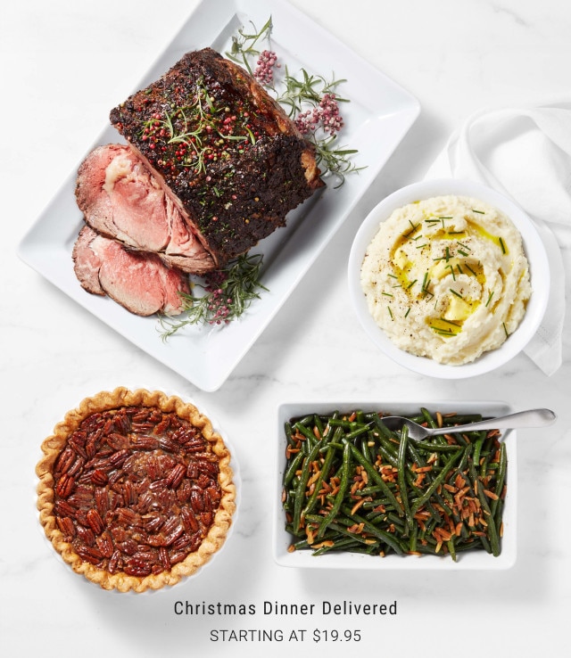 Christmas Dinner Delivered. Starting at $19.95.