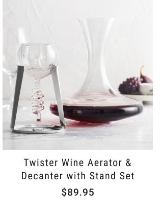 Twister Wine Aerator & Decanter with Stand Set - $89.95