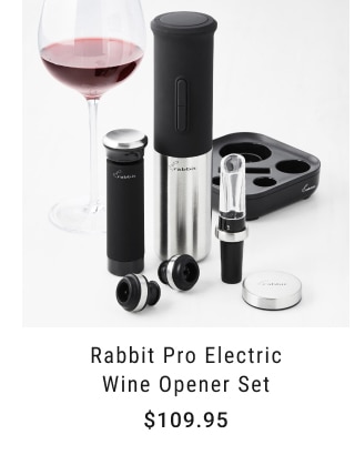 Rabbit Pro Electric Wine Opener Set - $109.95