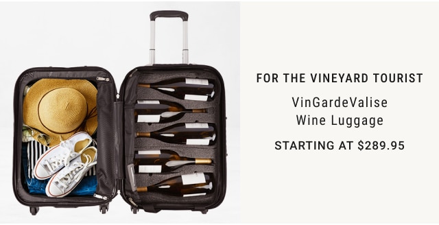 VinGardeValise Wine Luggage - starting at $289.95