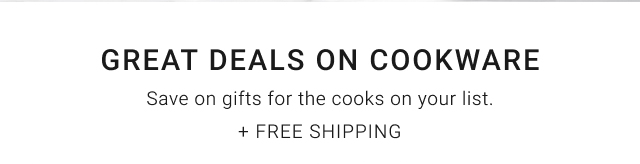 Great deals on cookware