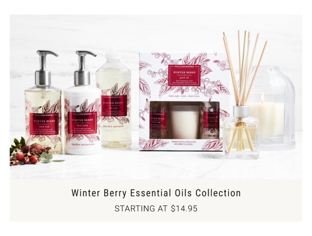 Winter Berry Essential Oils Collection. Starting at $14.95.
