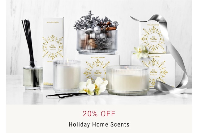 20% Off. Holiday Home Scents.
