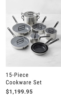 15-Piece Cookware Set - $1,199.95