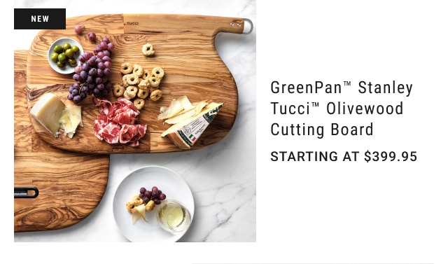 GreenPan™ Stanley Tucci™ Olivewood Cutting Board - starting at $399.95