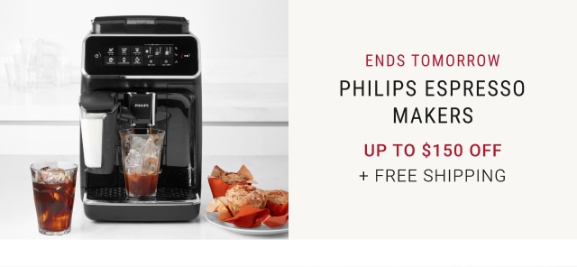 philips espresso makers - up to $150 off + free shipping