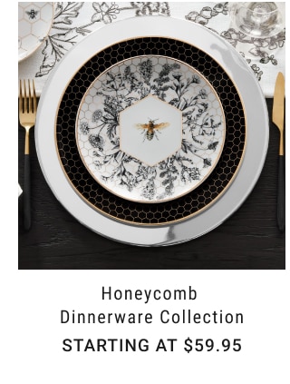 Honeycomb Dinnerware Collection Starting at $59.95