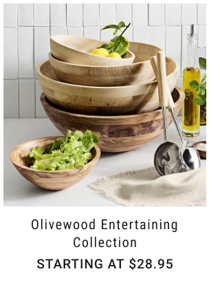 Olivewood Entertaining Collection Starting at $28.95