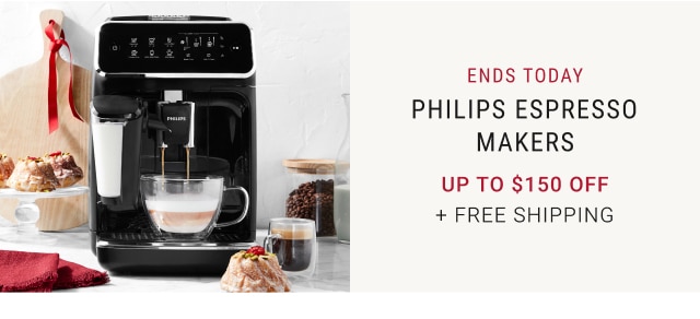 philips espresso makers - up to $150 off + free shipping