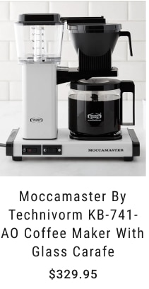 Moccamaster by Technivorm KB-741-AO Coffee Maker with Glass Carafe $329.95