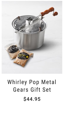 Whirley Pop Metal Gears Gift Set $44.95