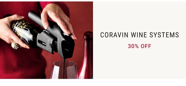 Coravin Wine Systems 30% off + Free Shipping