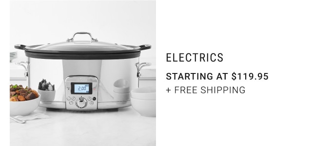 Electrics. Starting at $119.95. + free shipping. 