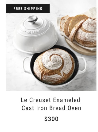 Free Shipping. Le Creuset Enameled Cast Iron Bread Oven. $300.
