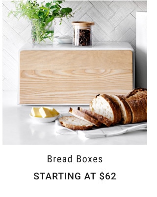 Bread Boxes. Starting at $62.