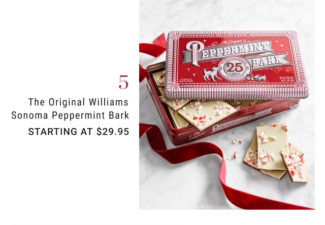 The Original Williams Sonoma Peppermint Bark - Starting at $29.95