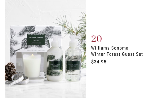 Williams Sonoma Winter Forest Guest Set - $34.95