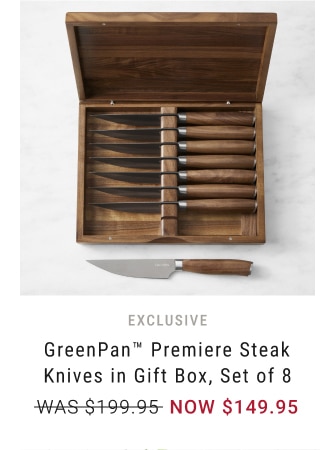 GreenPan™ Premiere Steak Knives in Gift Box, Set of 8 - NOW $149.95