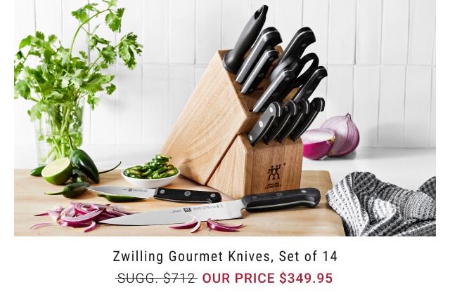 Zwilling Gourmet Knives, Set of 14 - $349.95