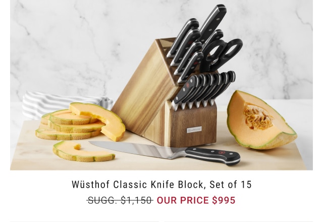 Wüsthof Classic Knife Block, Set of 15 - $995