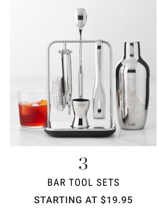 3. Bar Tool Sets. Starting at $19.95.